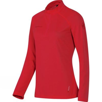 Top Mammut Illiniza Light Zip Pull Mujer Rojas - Chile GUE587342